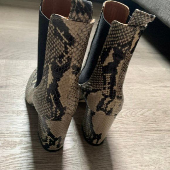 Paris Texas Snakeprint Ankle Boots 36.5 (US 6.5)